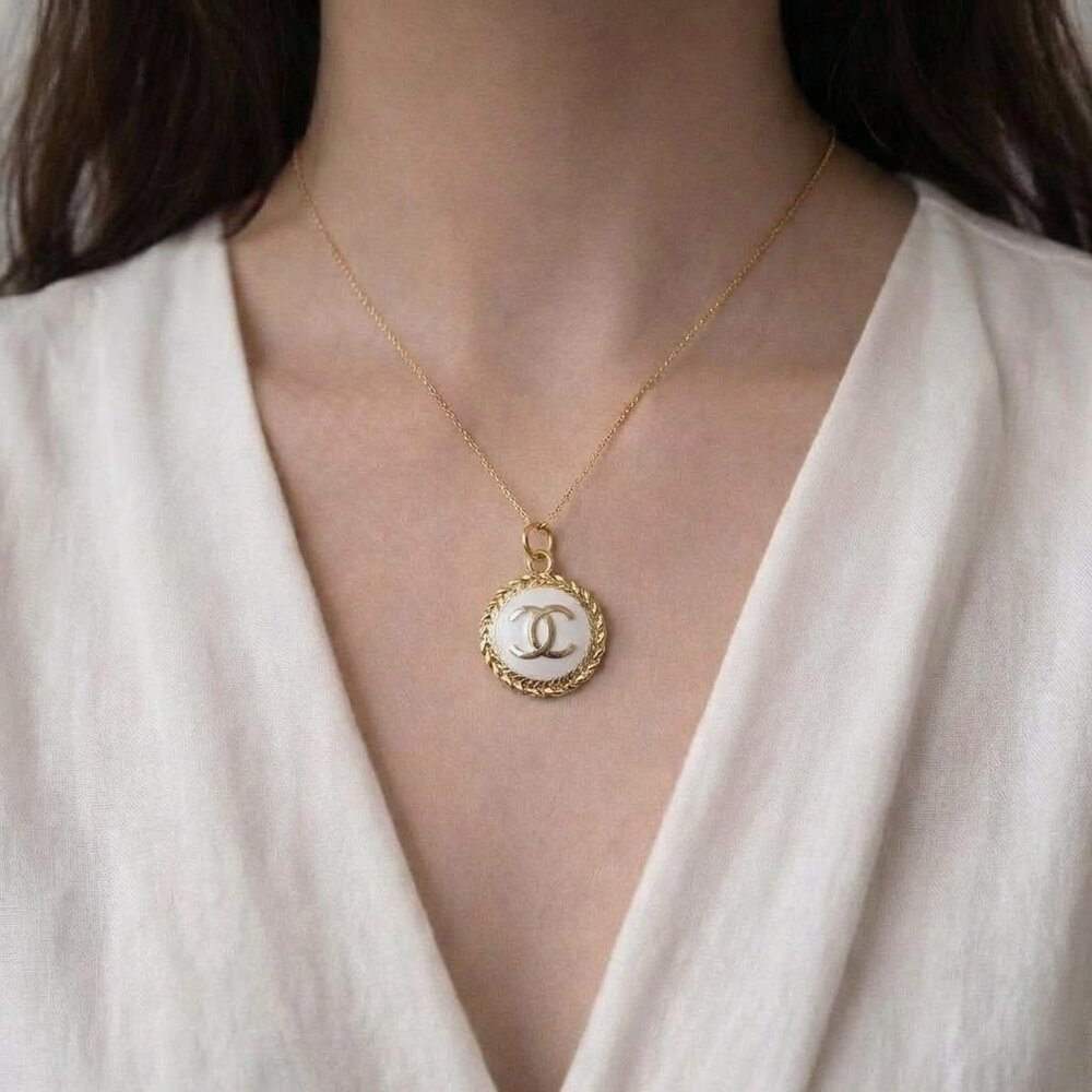 ✨ Vintage CHANEL Upcycled Necklace: BOGO Sale! ✨ - Picture 3 of 5